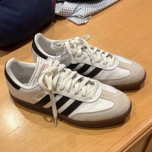 adidas White and Black Classic Sneakers